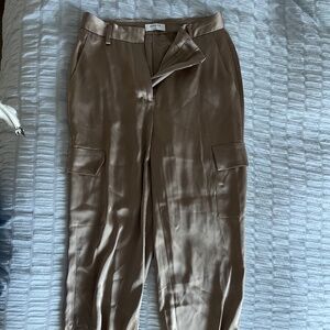 Babaton satin cargo pants